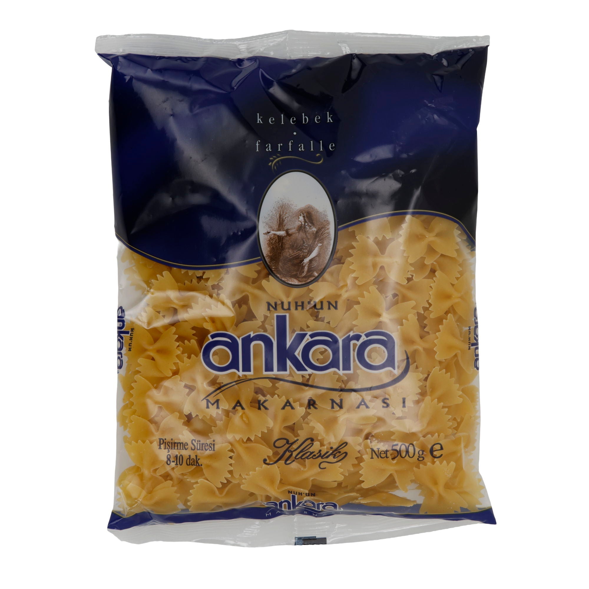 Pasta Ankara Kelebek | Farfalle | Pasta | 500g NUHUN ANKARA